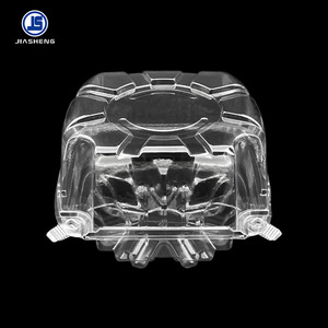 Récipient de légumes vivants PET à clapet d'emballage de laitue romaine transparent en plastique - Product Image 2