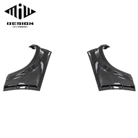 Coques de rétroviseurs latéraux MIW en fibre de carbone véritable, procédé autoclavé, finition brillante/mate, pour Defender 90/110 MYS
