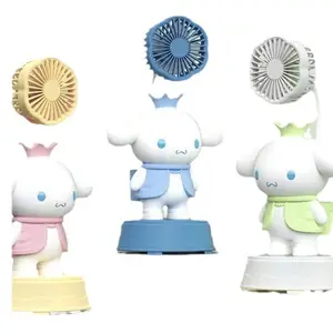 Kuromi Mymelody Cinnamoroll dessin animé pour enfants ventilateur d'anime mignon ventilateur de banc de vaisseau spatial ventilateur de charge de bureau décoration de poupée