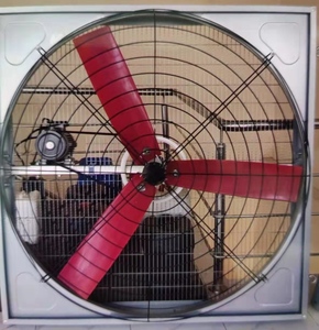 50 ''nylon lưỡi sữa trang trại fan hâm mộ vành đai-<span class=keywords><strong>driven</strong></span> Quạt thông gió cho bò barns Khung Thép Mới - Product Image 3