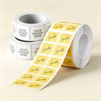 Autocollants ronds personnalisés avec logo, imperméables, 2 pouces, étiquettes circulaires de marque, brillantes ou mates, pour emballage