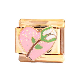 Módulos de Pulsera Italiana de Acero Inoxidable, Serie Amor, Corazón, Regalo para Enamorados, Accesorios de Joyería Unisex - Product Image 4