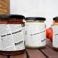 Segel higienis botol toples kaca silinder 500ml dengan stiker Label tutup sekrup aluminium untuk Jam madu Salsa organik diasah saus