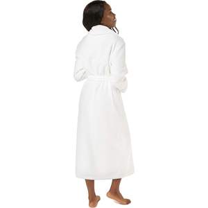 Albornoz de lujo unisex para spa, batas cálidas de invierno, albornoz de felpa para mujer, albornoz largo de forro polar suave, ropa de dormir acogedora de manga larga - Product Image 3
