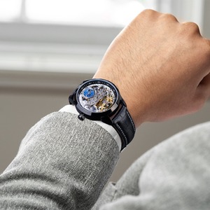 Forsining Moon Phase-reloj impermeable para hombre, automático, mecánico, venta al por mayor, <span class=keywords><strong>2021</strong></span> - Product Image 5