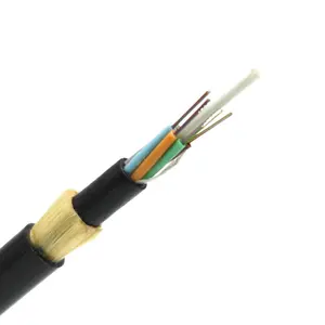 Ngoài trời trên không adss fiber optic Cable Loose Ống cấu trúc 120m span12 24 48 96 Core g652d adss Cáp