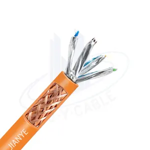 CAT7 Cat สายแลนป้องกัน1000FT แลนภายในอาคาร5 22AWG 7 MHz Network SFTP CABLE LSZH