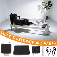 Reformer Pilates certifié CE de qualité supérieure, vente directe d'usine, avec système de poulies fluide pour la maison et les salles de sport professionnelles