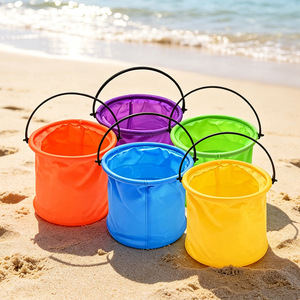 Portable Folding Telescopic Water Bucket 1-3L Collapsible Multi-Purpose For Art Painting Beach Children's Use - Product Image 2