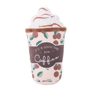 D kral en çok satan interaktif dayanıklı kazmak ve köpek Pet oyuncaklar peluş içecek kahve Squeak Chew yavru köpek oyuncak - Product Image 1