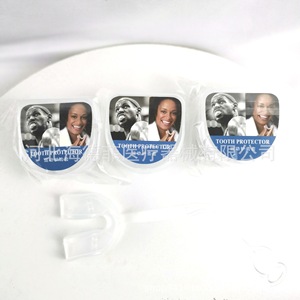 Heidefee Protège-dents de rugby bleu transparent en boîte, protection sportive pour adultes et enfants, durable, pour sports d'équipe, usage dentaire - Product Image 3