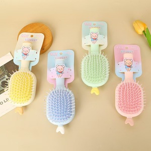 Cepillo para Mascotas con Cojín, Ovalado, de Nailon, con Bolsa de Aire para Masaje, Portátil, Mini, para Uso General - Product Image 2