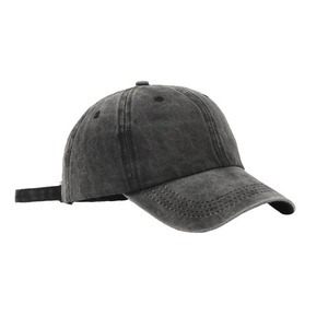 Retro Washed Denim Baseball Cap For Men Adjustable Smoky Gray Duckbill Hat Spring Autumn Cotton Breathable Sunshade - Product Image 1