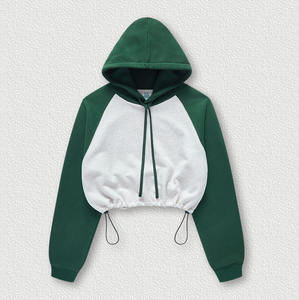 เสื้อฮู้ดสำหรับผู้หญิงผ้าคอตตอน13% โพลีเอสเตอร์หนา360ก. แต่งปักลายได้ตามต้องการ - Product Image 2