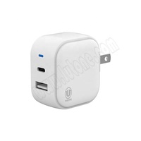 Nouvelle tendance 2026 : Chargeur GaN 20W avec 1 sortie USB-C et 1 sortie USB-A, design compact et format réduit