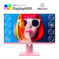 Moniteur de jeu LED LCD IPS 27 pouces rose 1920*1080 144 Hz avec fonction GRB et bras relevable