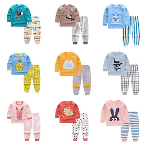Ventes chaudes, vêtements de maison à manches longues, costumes pour garçons, vêtements pour enfants, pyjamas 100% coton pour enfants - Product Image 1