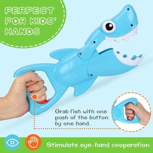 Ensemble de jouets de bain animaux requin baleine poissons pour enfants - Product Image 3