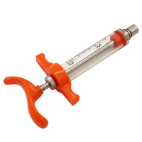 Seringues vétérinaires 10ml 20ml seringue pour animaux réutilisable en plastique acier porc mouton bétail volaille injecteur de vaccin