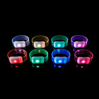 Bracelet magnétique lumineux personnalisé Ismart pour festivals, concerts, événements musicaux, bracelet LED