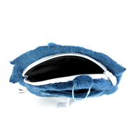 Pochette de luxe personnalisée en peluche brodée avec fermeture éclair, porte-monnaie, porte-clés, pochette pour mini-outils, clés de voiture, écouteurs, sac banane personnalisé