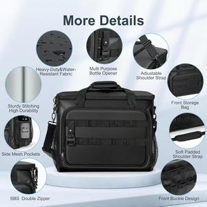 Custom Soft Cooler Bag 30 Cans Collapsible Cooler with Adjustable Shoulder Straps Insulated Cooler Bag - Product Image 3