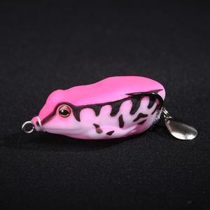 Leurres grenouille appât grenouille en caoutchouc souple avec crochet Mustad Point de coupe - Product Image 6