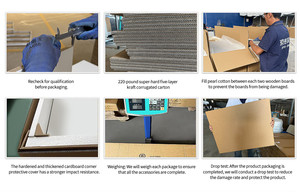 Nhà Máy Bán buôn nhân đôi tủ quần áo Bảng trang điểm <span class=keywords><strong>Vanity</strong></span> với đèn Gương tủ quần áo bàn trang điểm với gương và ngăn kéo - Product Image 6