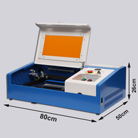 Prix d'usine pas cher 200x300mm 40W CO2 Machines de gravure laser découpe gravée pour bois acrylique K40
