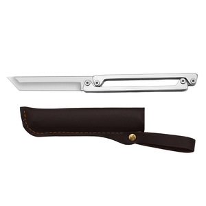 Navaja Plegable Totalmente de Acero, Ultraafilada, de Alta Dureza, para Comer Fruta, Desempacar Carne, Uso en Exteriores, Defensa Personal, OEM - Product Image 6