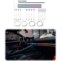 Kit d'éclairage ambiant dynamique pour Hyundai Elantra 2021-2023, bande lumineuse LED pour l'intérieur de la voiture, éclairage d'ambiance