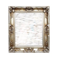 Cadre en bois massif pour peinture à l'huile, miroir sur pied décoratif sculpté créatif, écologique et durable, style Europe/Nord-Amérique