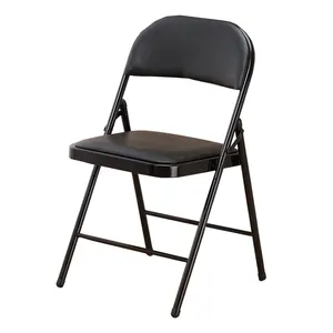 זול מודרני באיכות גבוהה עור כנס משתה כיסא אוכל מתקפל מלון כיסאות