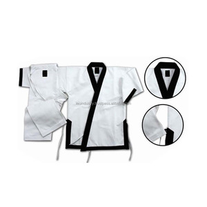 Dobok de Taekwondo ITF Professionnel Personnalisé avec Broderie du Logo Service OEM 100% Coton Respirant Léger Uniforme de Maître - Product Image 3