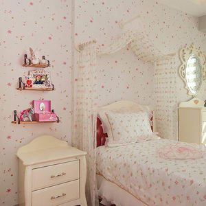 AHOME Rak Buku Kamar Mandi, Rak Buku Dinding, Rak Pajangan Gantung, Hiasan Kayu - Product Image 4