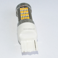 Pièces et accessoires automobiles, éclairage automobile, clignotant, ampoule LED pour voiture 7440 92SMD 92LED 4014 blanc 12V, remplacement et mise à niveau