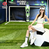 Simulateur de football interactif d'intérieur de haute qualité pour terrains de jeux, parcs d'attractions et clubs – Équipement de gardien de but de football