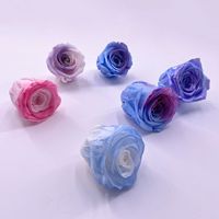 Rose artificielle A+ dégradé bleu glace, fleur fraîche du Yunnan, vente en gros, Saint-Valentin, remise de diplôme, Noël, Nouvel An, LED