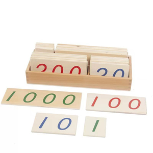 Pack d'apprentissage Montessori multi-domaines, tiges de comptage segmentées par couleur, cylindres de correspondance sonore, cartes de nombres décimaux - Product Image 2