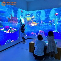 Table tactile 3D interactive équipement de terrain de jeu intérieur pour enfants brosse magique peinture expérience parc d'attractions projecteur