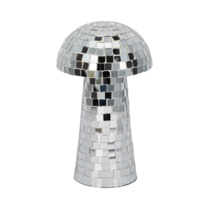 Figurine en mosaïque en forme de champignon, sculpture miroir pour la décoration de la maison, salon, salle de bain, bureau, décoration d'étagère, pièce d'art moderne - Product Image 2