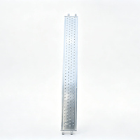 Planche en acier robuste pour échafaudage, plateforme métallique, panneau de plateau métallique, passerelle d'échafaudage, planche en acier