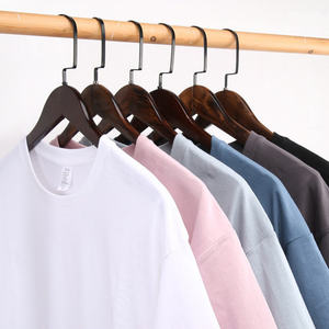 T-shirt à manches courtes pour homme de haute qualité, 100% coton, col rond, streetwear, 210 g/m², design uni décontracté et surdimensionné - Product Image 1