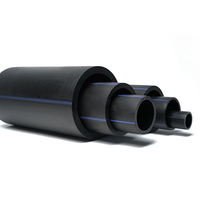 Tuyau HDPE sans calcaire DN125 DN160 PN16 SDR11 PE100 pour la conduite d'eau centrale des grandes villas et des communautés