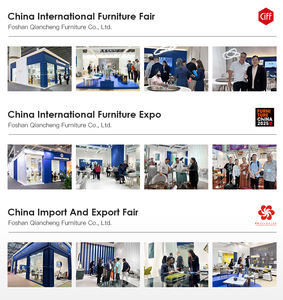 QIANCHENG mesa de TV Soporte de <span class=keywords><strong>televisión</strong></span> de lujo sala de estar de metal SS muebles Italia diseños acento asiático <span class=keywords><strong>aparadores</strong></span> gabinete de buffet - Product Image 6