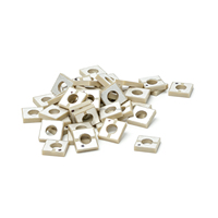 Pzt-5a Keramik Piezo 4.2*4.2*1 mm ID 2mm Pelat Piezoelektrik Persegi