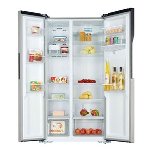 520L Hot Sale R600a R134a Gas Side by Home <b>Refrigerator</b> With Water Dispenser - Product Image 2