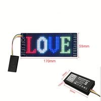 12x36 Pixel RVB Flexible LED Affichage Doux LED Écran Mobile Signe Panneau APP Contrôle Matrice LED En Gros Rechargeable