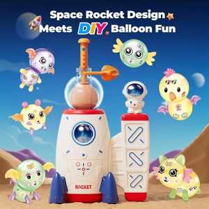 CPS stelo di arti Creative mestieri educativi fai da te giocattoli gonfiaggio palloncino spaziale per bambini regalo di compleanno con palloncini accessori - Product Image 4