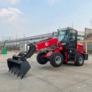 Yishan รถตักล้อยางขนาดเล็กกะทัดรัด1.5-4T 1.0m ถัง65KW ประสิทธิภาพสูงแขนบูมทางไกลผ่านการรับรอง CE - Product Image 3